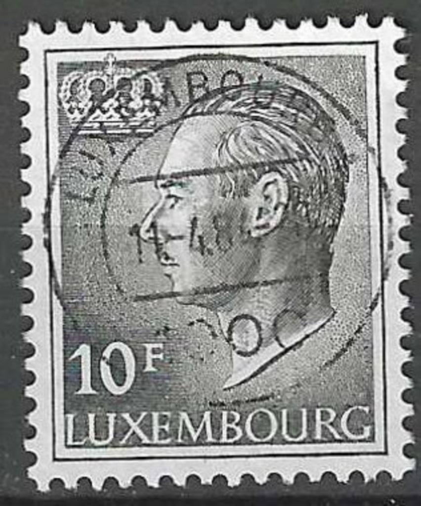Luxembourg 1975 - Yvert 853 - Grand-Duc Jean (ST), Envoi, Luxembourg, Affranchi