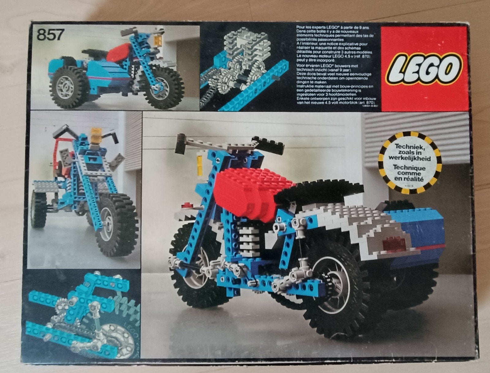 Lego 857 Moto, Ophalen of Verzenden, Compleet, Lego