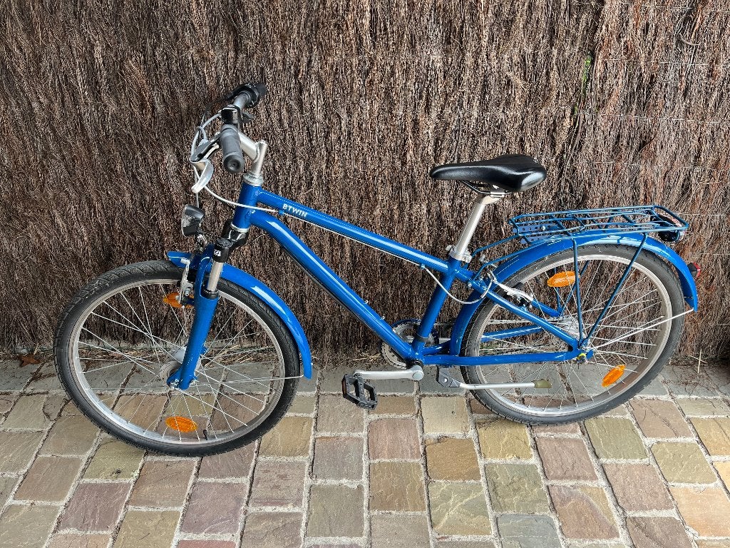 Kinderfiets jongen 8 tot 12 jaar, Fietsen en Brommers, Ophalen, Velgrem, B-Twin, Versnellingen