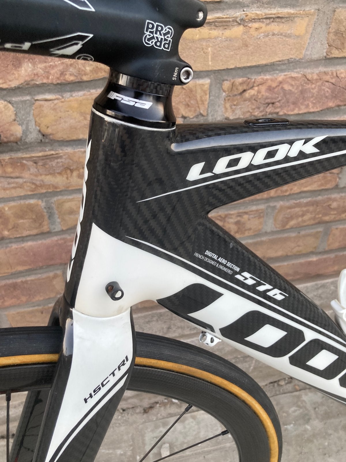 Kit cadre pour vélo de route TT bike look 576, Vélos & Vélomoteurs, Autres marques, Frein sur jante, 49 à 53 cm, Enlèvement