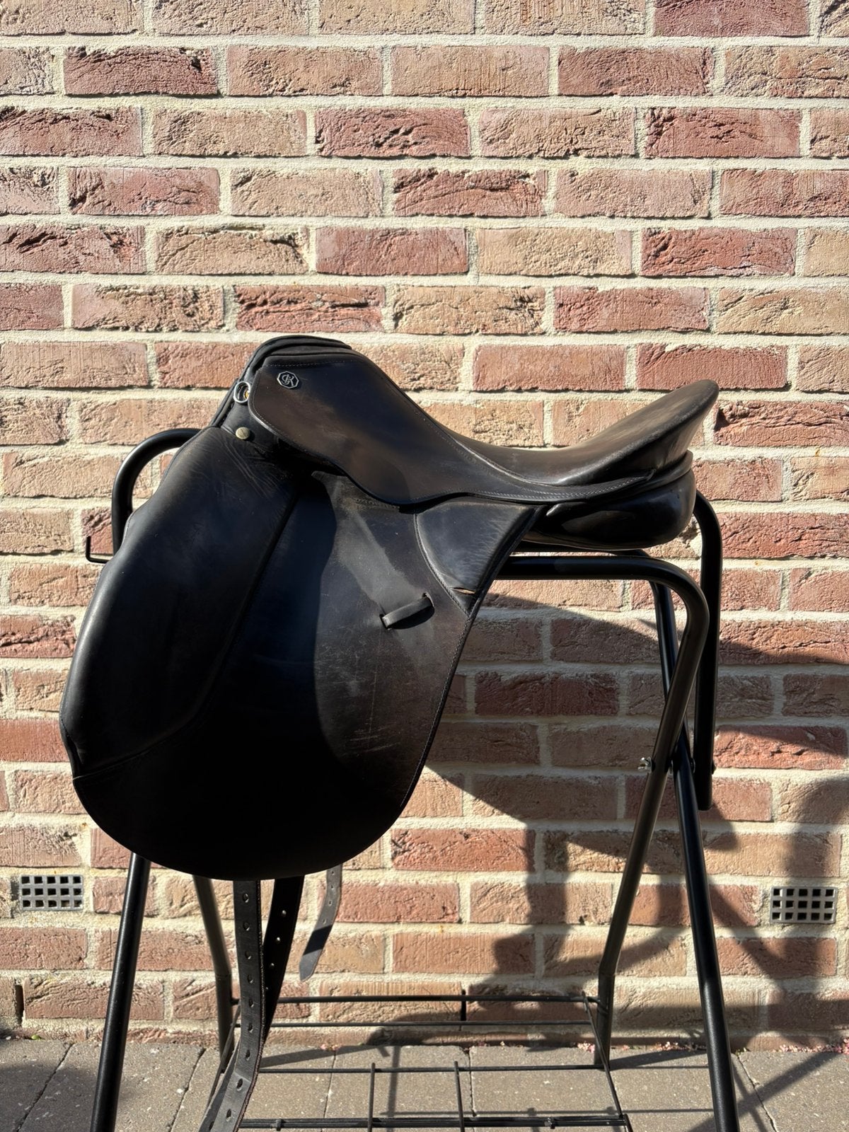 Paarden zadel, Dieren en Toebehoren, L (17.5 inch), Gebruikt, Dressuur, Ophalen of Verzenden