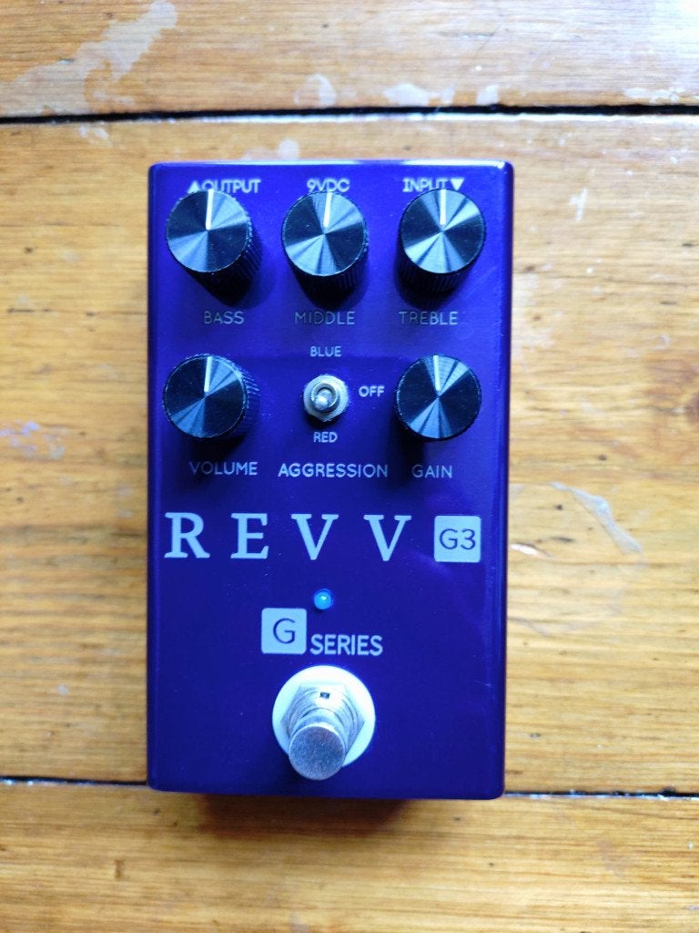 REVV G3 distortion pedaal, Musique & Instruments, Enlèvement, Comme neuf, Distortion, Overdrive ou Fuzz