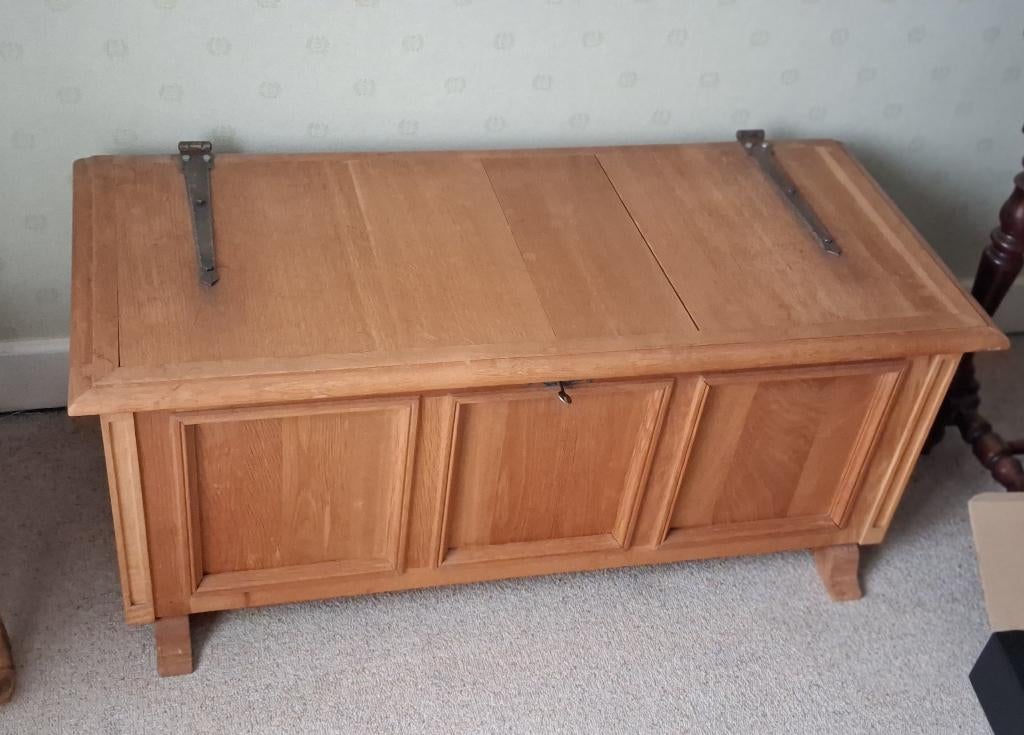 HOUTEN KOFFER, Ophalen, Minder dan 50 cm, 100 tot 150 cm, Teakhout