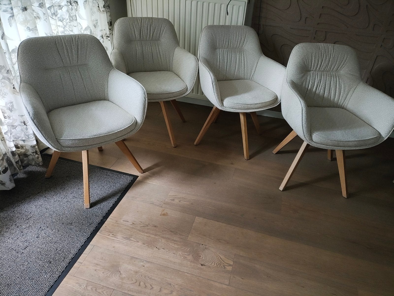 Kuipstoel draaistoel 95 euro, Huis en Inrichting, Ophalen, Overige kleuren, Zo goed als nieuw, Vier