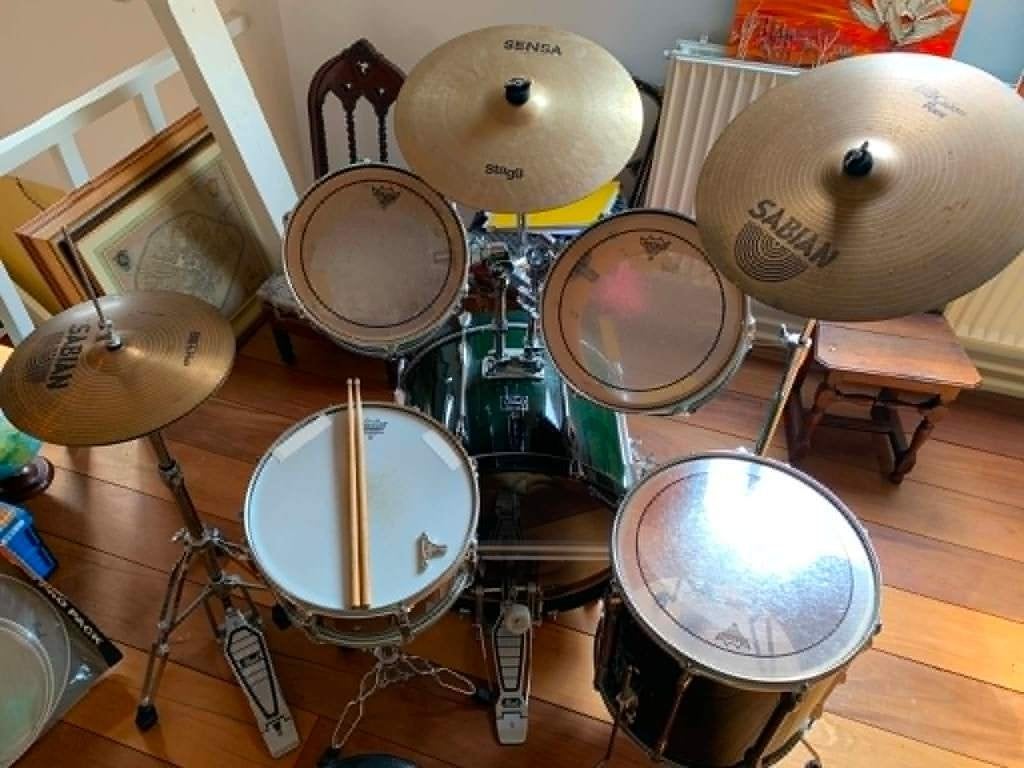 Drumset Pearl, exportserie, Muziek en Instrumenten, Ophalen, Gebruikt, Pearl