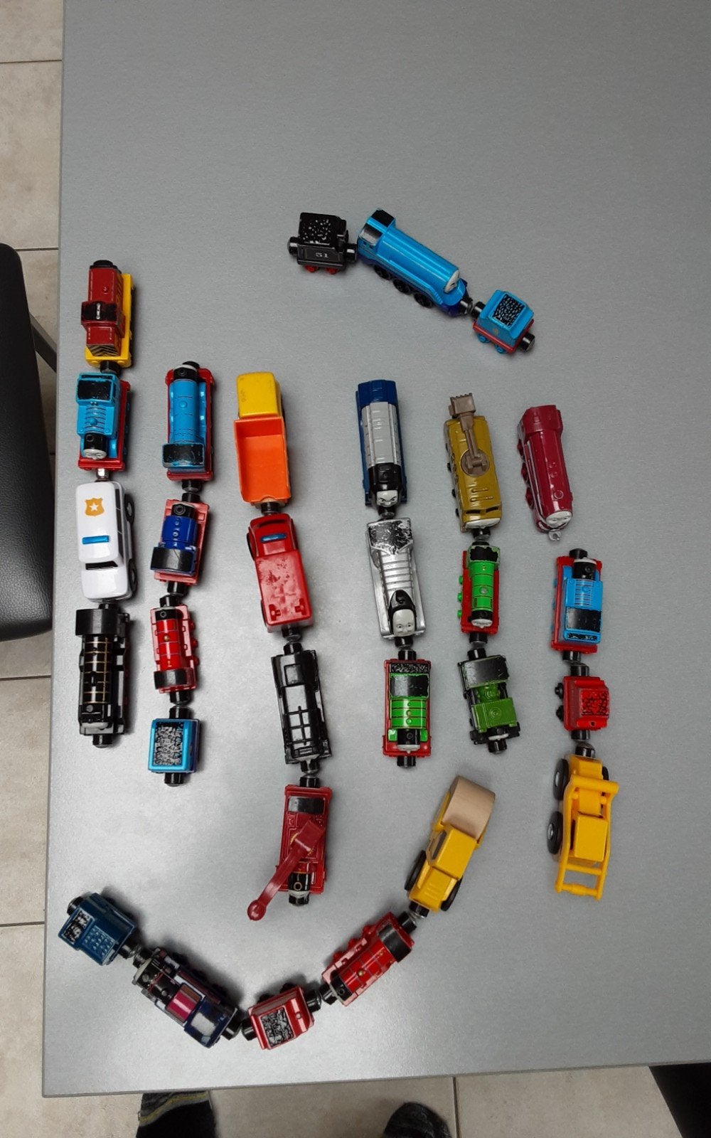 magnetische trein e auto's, Kinderen en Baby's, Ophalen