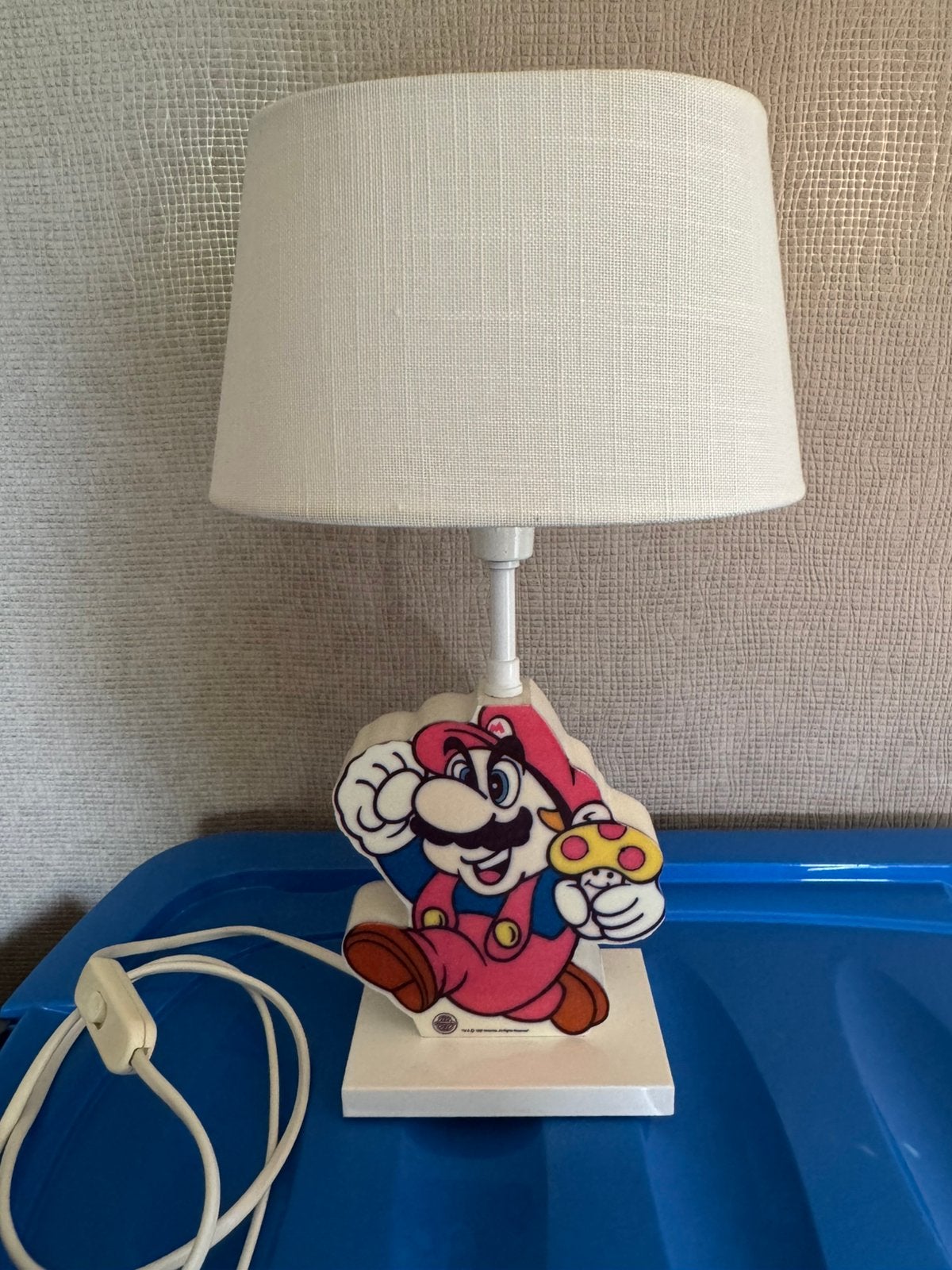 Unieke Vintage Nintendo Super Mario Bros Lamp, Ophalen of Verzenden, Zo goed als nieuw, Met schakelaar, Vintage