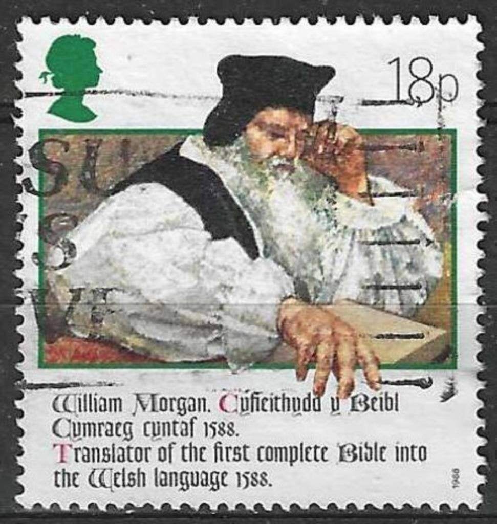Grande-Bretagne 1988 - Yvert 1303 - Traduction d la Bi (ST), Envoi, Affranchi