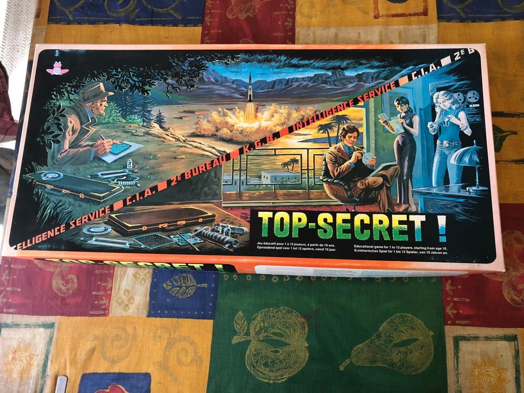 Jeu vintage Top Secret d'Efka Toys ! 1978 * terminé,, Enlèvement ou Envoi, Geen idee, 1 ou 2 joueurs, Efka Toys