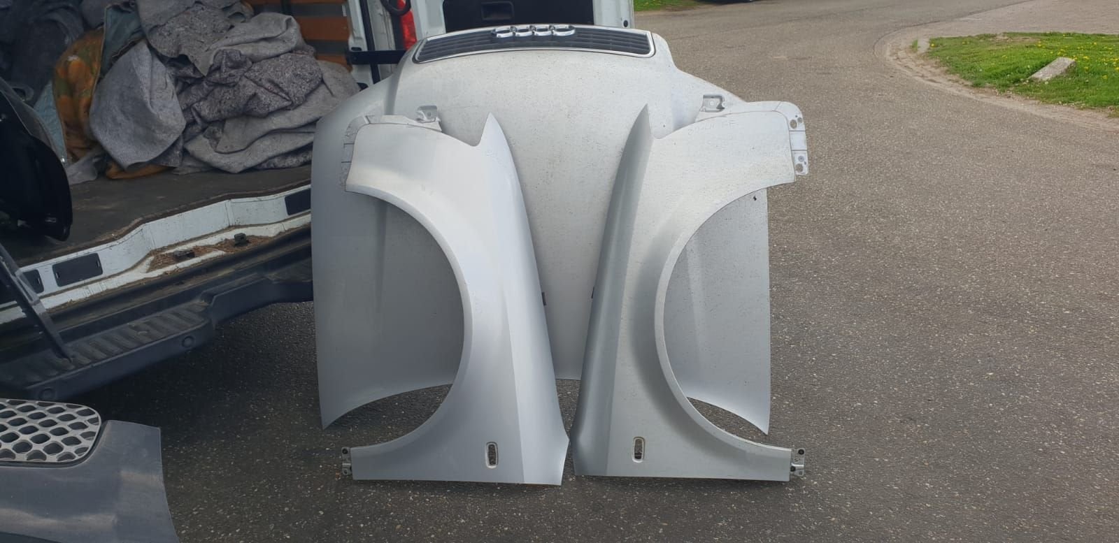 AUDI A4  VOORSCHERMEN +MOTORKAP  BJ 2001 TOT 2005, -, Garde-boue, Utilisé, -