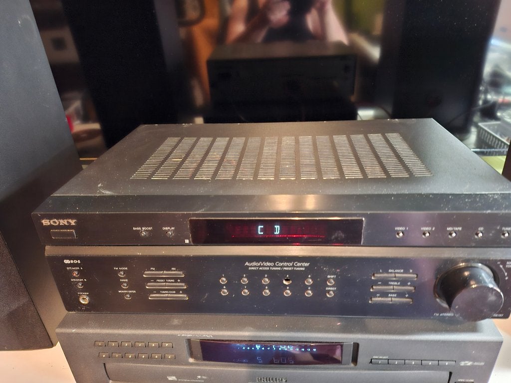Amplificateur tuner Sony STR DE197, TV, Hi-fi & Vidéo, Enlèvement ou Envoi, 60 à 120 watts, Sony, Stéréo