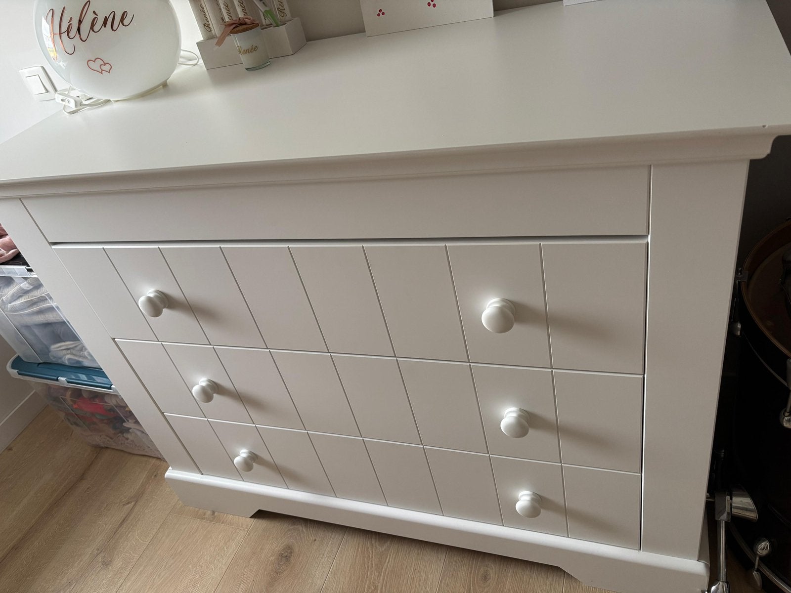 Bopita bed ledikant - commode - wandrek (narbonne - belle), Ophalen, Zo goed als nieuw, Ledikant