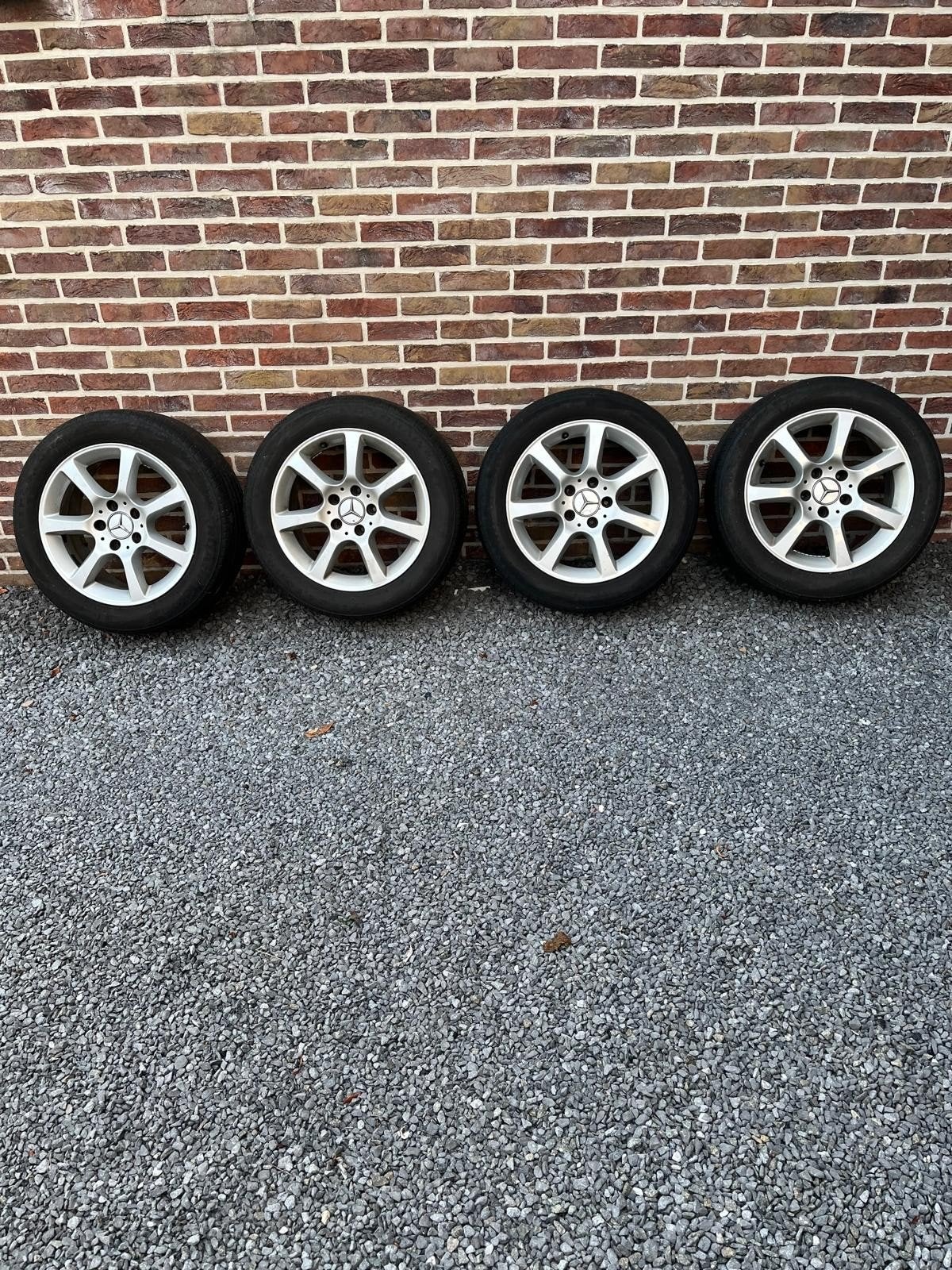 originele mercedes velgen, Auto-onderdelen, Gebruikt, 16 inch, Banden en Velgen, Personenwagen