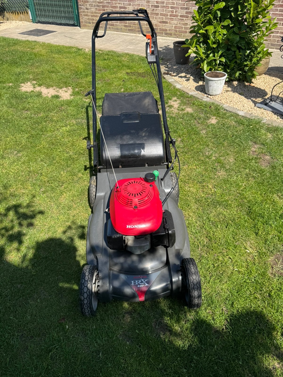 honda hrx 537 hydrostatic, Tuin en Terras, Grasmaaiers, Ophalen, Benzine-grasmaaier, 50 cm of meer, Opvangzak