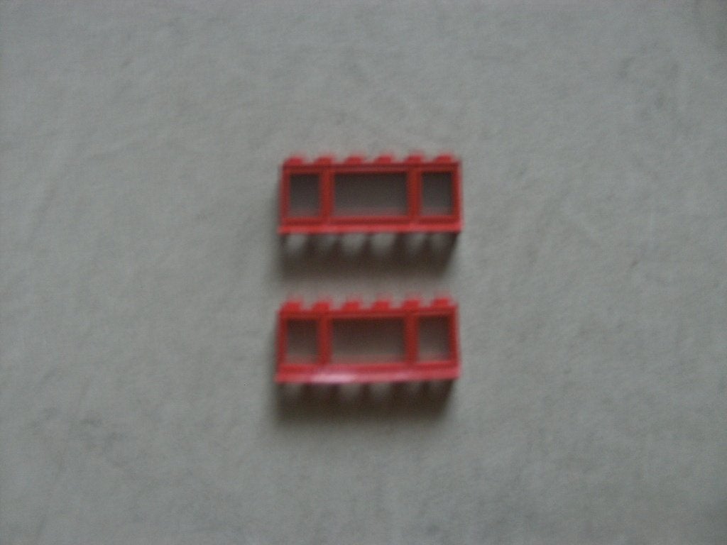 2 rode Lego ramen, Ophalen, Zo goed als nieuw, Losse stenen, Lego
