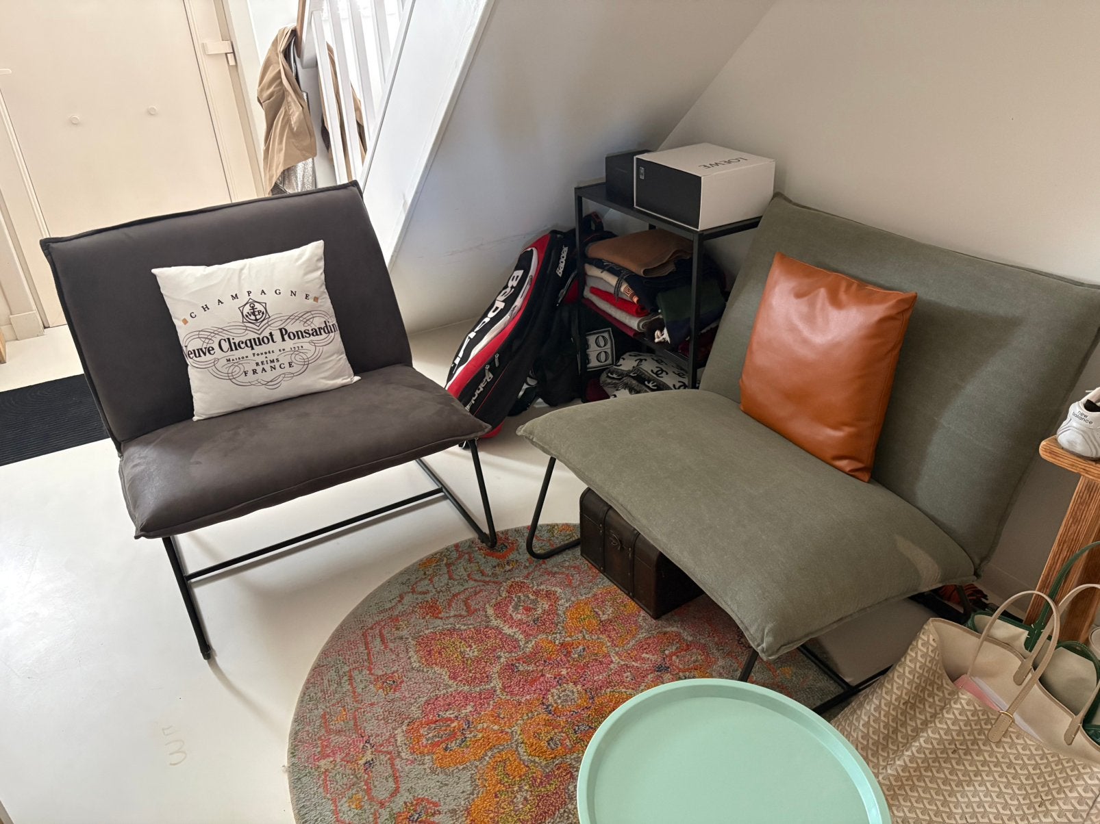 fauteuils - lounge stoelen, Ophalen, Zo goed als nieuw, Stof