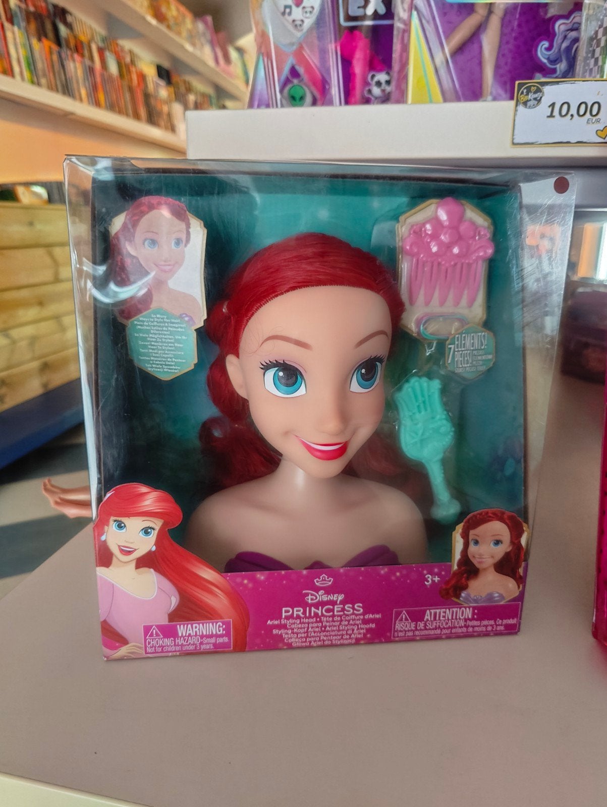 Disney Princess Ariel Styling Head – in originele verpakking, Collections, Disney, Enlèvement, Autres personnages, Neuf, Autres types