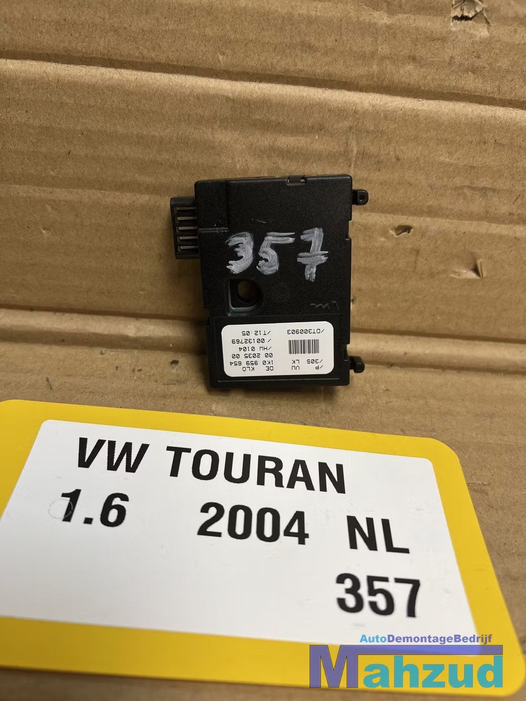 VW TOURAN Stuurkolom module 1K095965, Volkswagen, Volkswagen AG, Vw@volkswagen.de, Utilisé