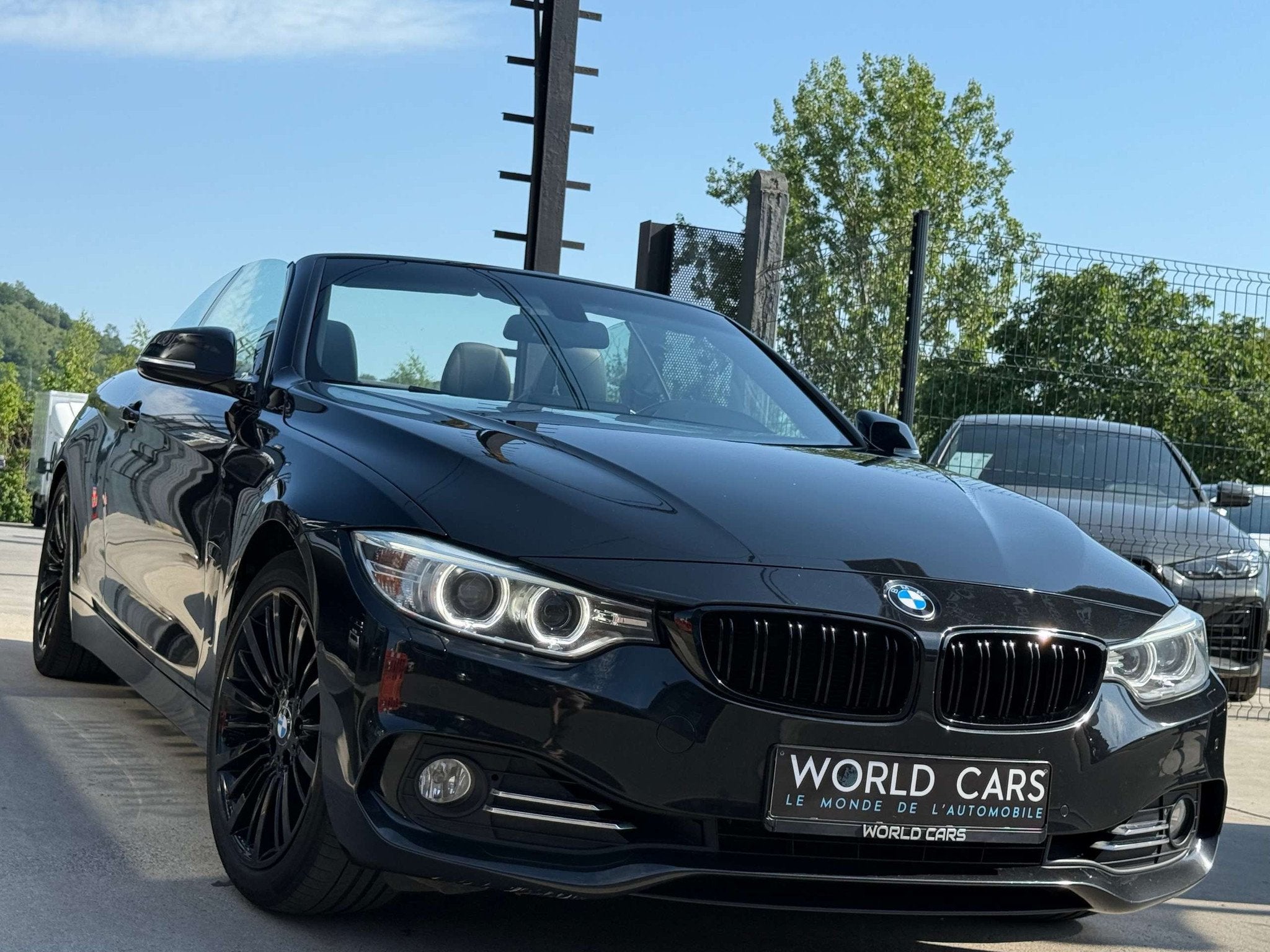 BMW 4 Serie 428 iA Cabrio LUXURY FULL BLACK - NAVIGATION - K, Auto's, BMW, Automaat, Achterwielaandrijving, Gebruikt, 4 cilinders