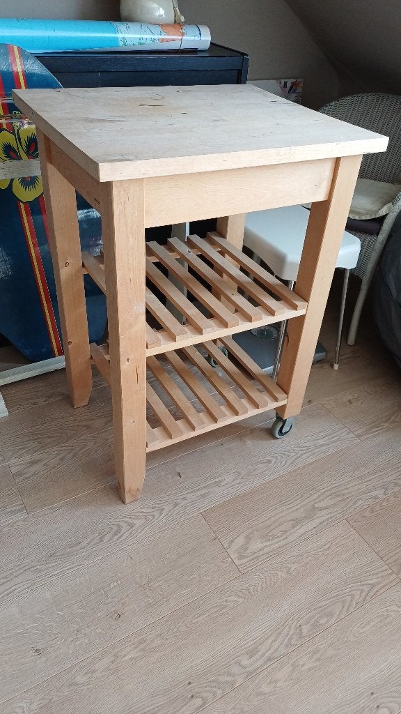 IKEA BEKVÄM trolley / roltafel, Ophalen, Gebruikt, Hout