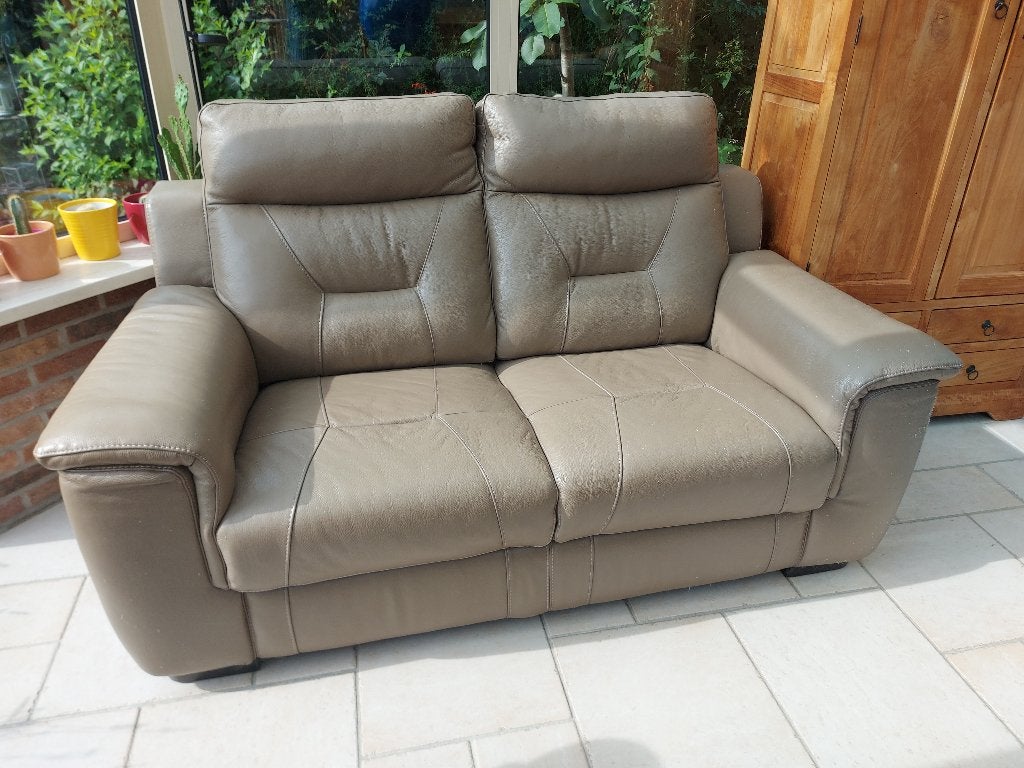 zetel 2 zits, Huis en Inrichting, Zetels | Zetels, Ophalen, Kunststof, Gebruikt, 150 tot 200 cm