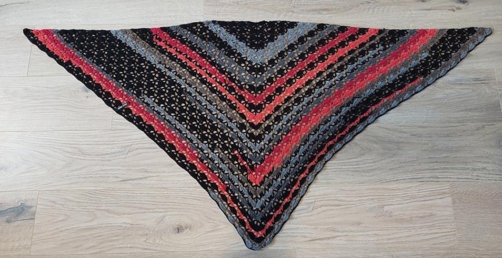 Grote nieuwe gehaakte Omslagdoek pareo- Handgemaakt, Kleding | Dames, Badmode en Zwemkleding, Ophalen of Verzenden, Rood