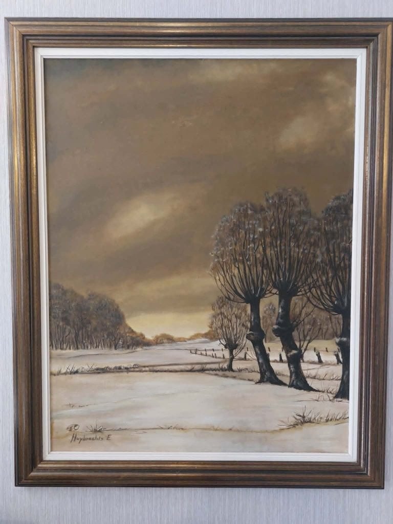 SCHILDERIJ, Antiquités & Art, Art | Peinture | Classique, Enlèvement, Signé, Paysage
