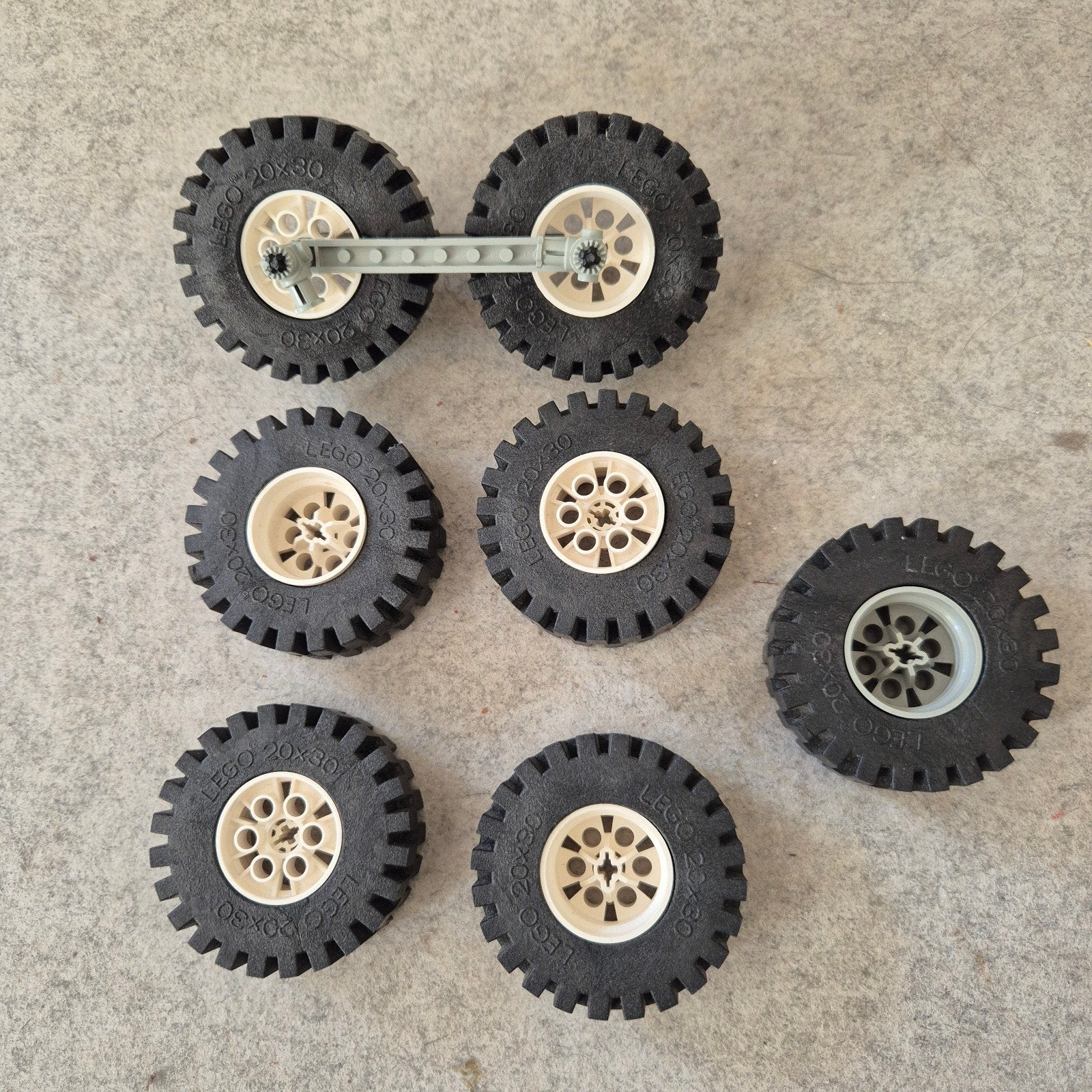 Lego technic, 7 wielen 20 x 30, Ophalen of Verzenden, Lego, Technic