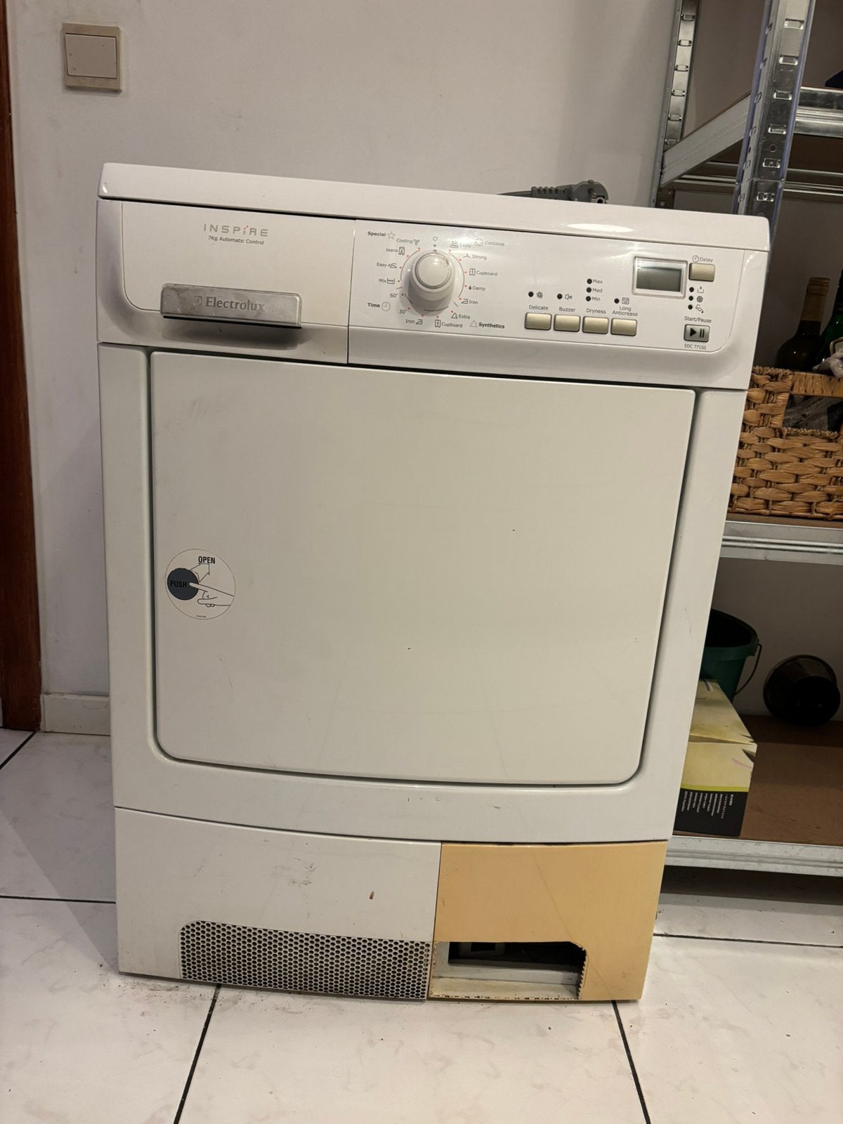 Electrolux droogkast 7kg, Elektronische apparatuur, Ophalen, 6 tot 8 kg, Gebruikt, Voorlader