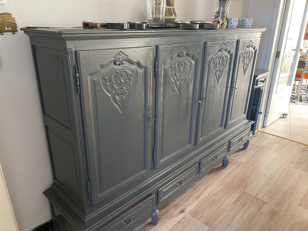 Meubles de salles à manger, Maison & Meubles, Armoires | Buffets, 200 cm ou plus, Utilisé, Autres essences de bois, 50 à 75 cm