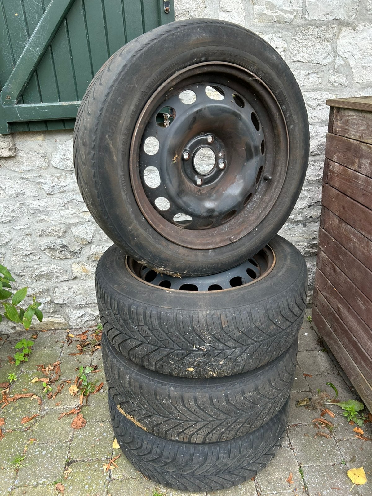 4 jantes tôles 16" Peugeot Citroën opel 4/108, Autos : Pièces & Accessoires, 4 Saisons, 16 pouces, Véhicule de tourisme, 205 mm