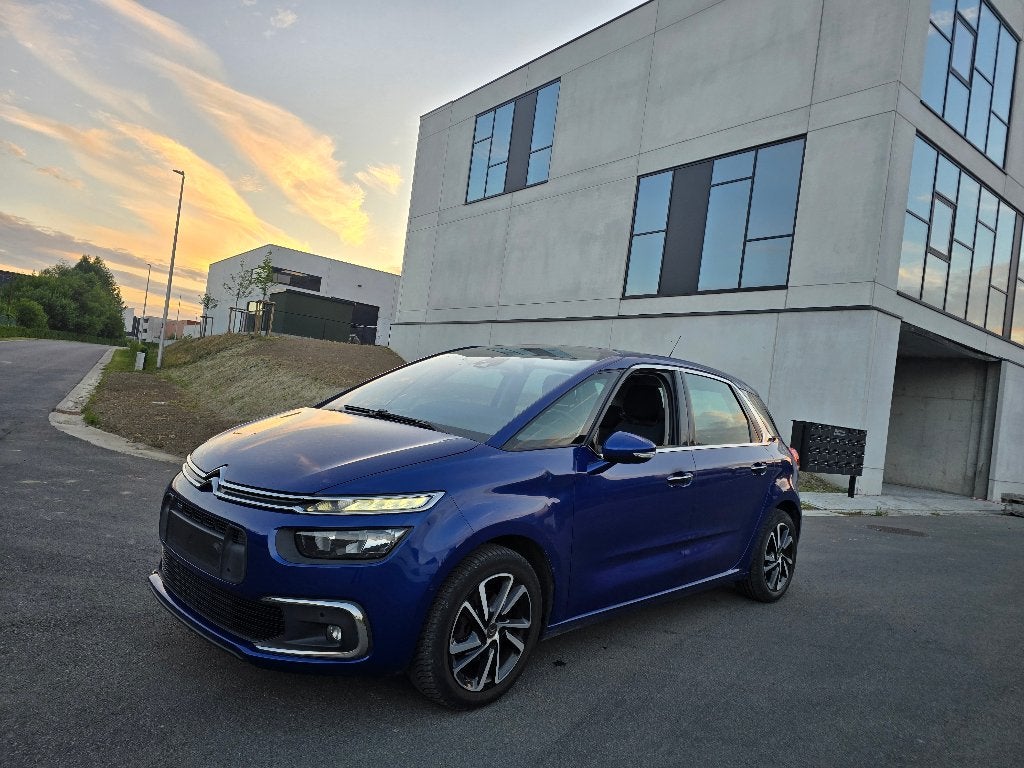 Citroen C4 Picasso AUTOMAAT 1.2i - 87 000 km - 02/2017, Autos, Citroën, Achat, Entreprise, Bleu, 115 g/km