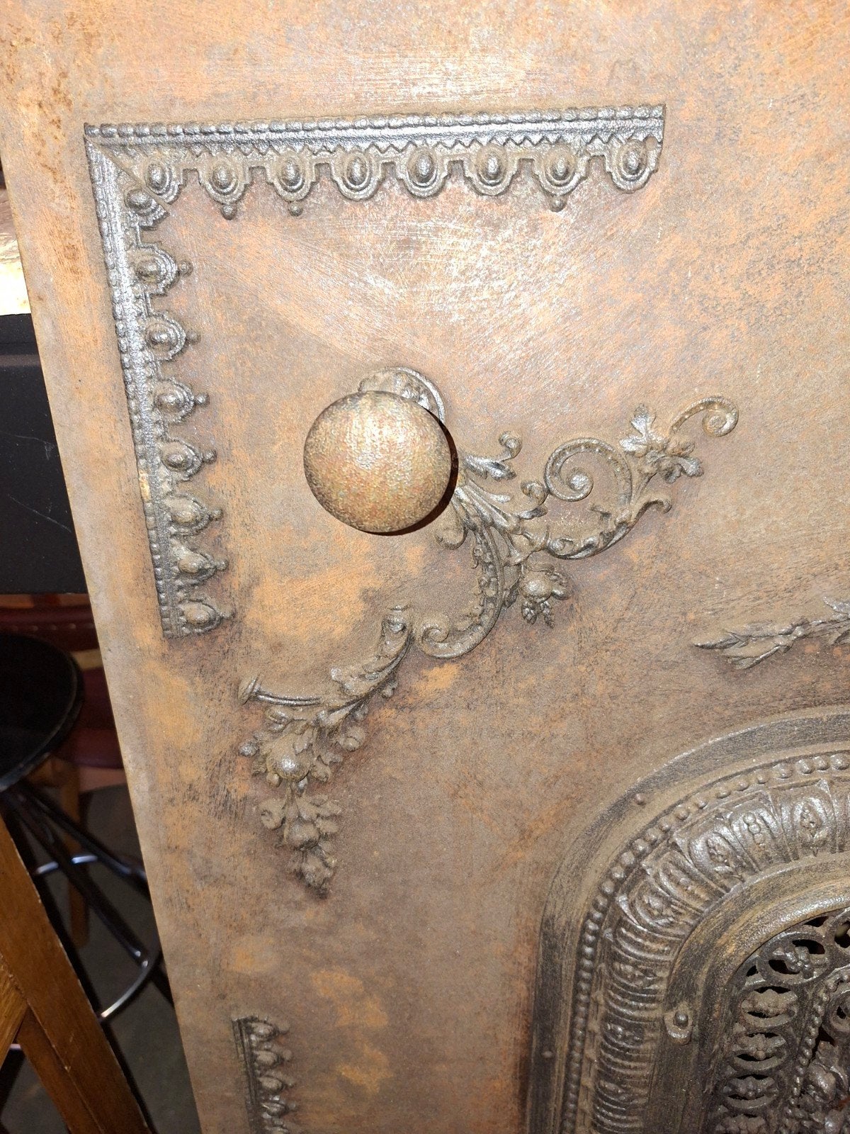 Haardscherm antiek, Ophalen