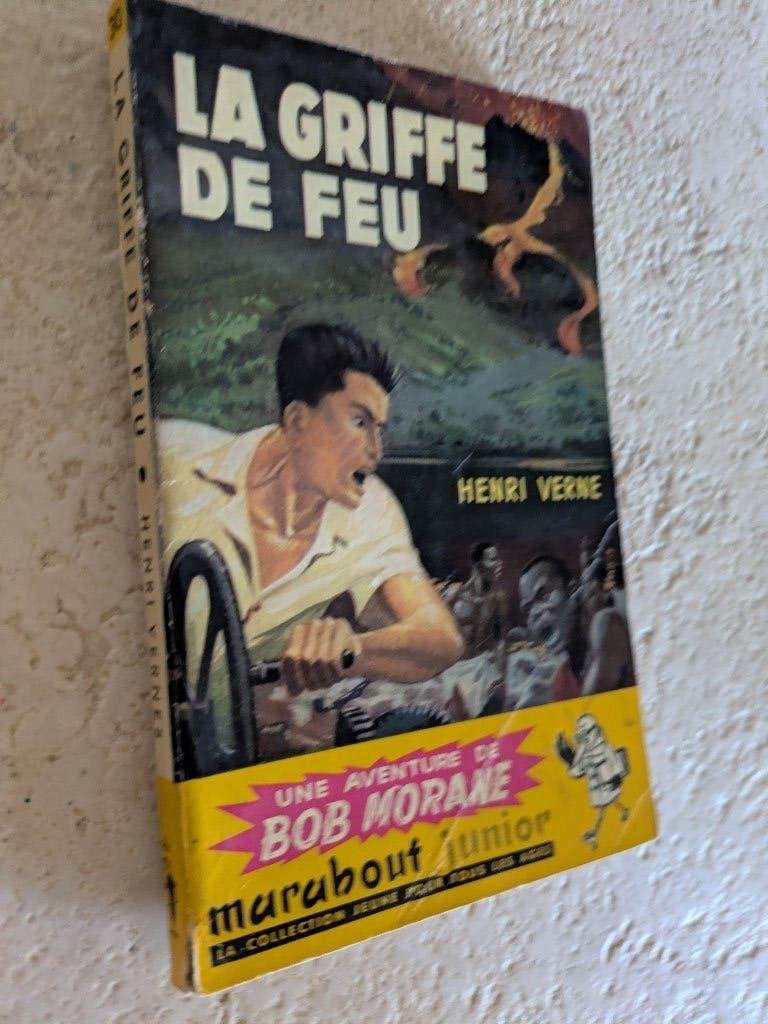 Bob Morane (La griffe de feu)., Ophalen of Verzenden, Gelezen, Henri Vernes.