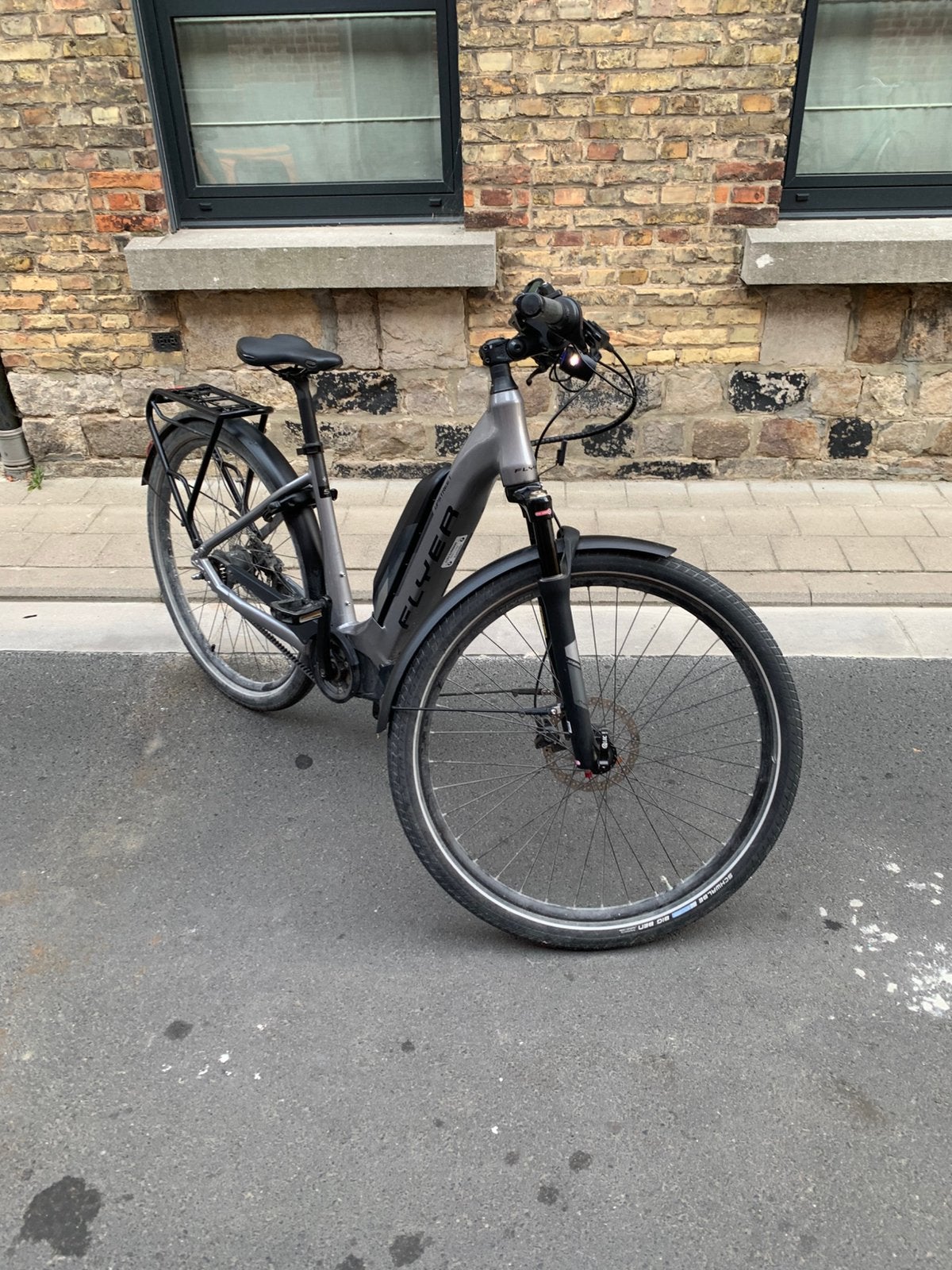 Elektrische flayer fiets, 59 cm of meer, Ophalen, Zo goed als nieuw