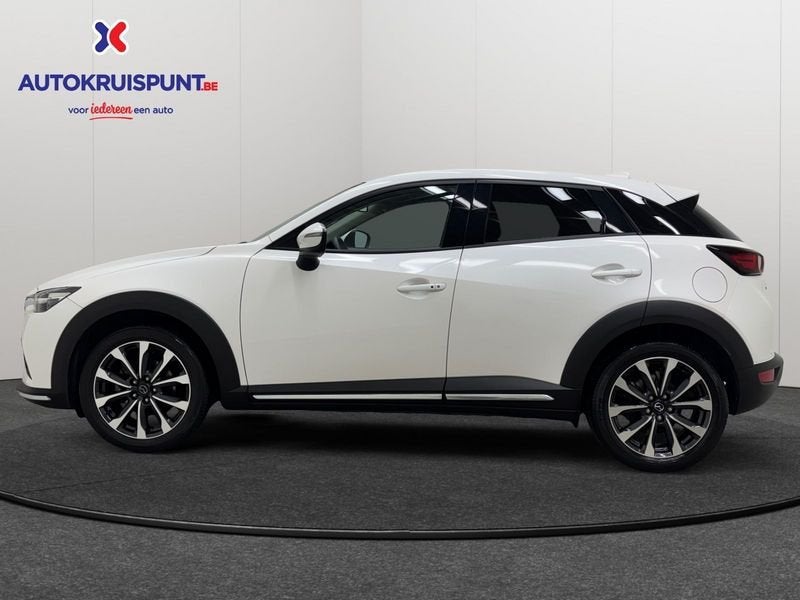 Mazda CX-3 2.0 SKYACTIV-G Hakoné, Auto's, 1998 cc, Gebruikt, Leder en Stof, Wit