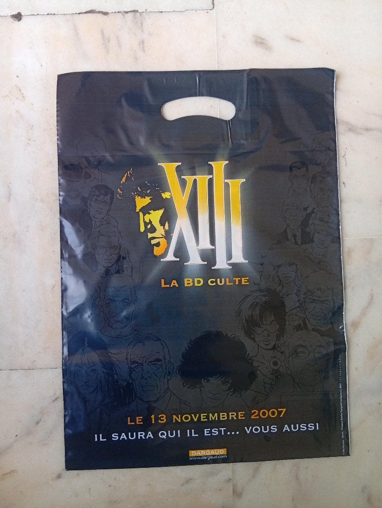 1 sac en plastique BD XII (2007 - Neuf)., Verzamelen, Stripfiguren, Ophalen of Verzenden, Overige figuren, Nieuw, Gebruiksvoorwerp