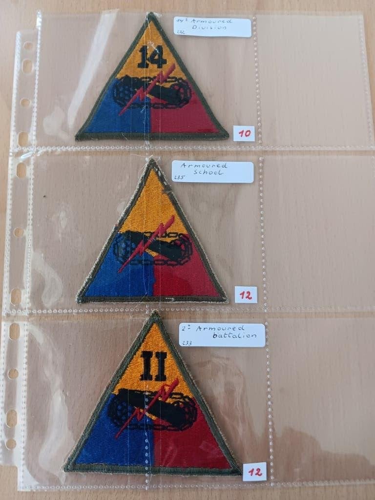 Us ww2 patches, Verzamelen, Ophalen of Verzenden