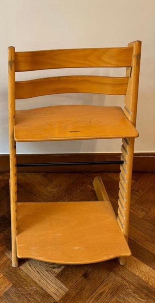 Chaise Stokke, Enlèvement, Utilisé