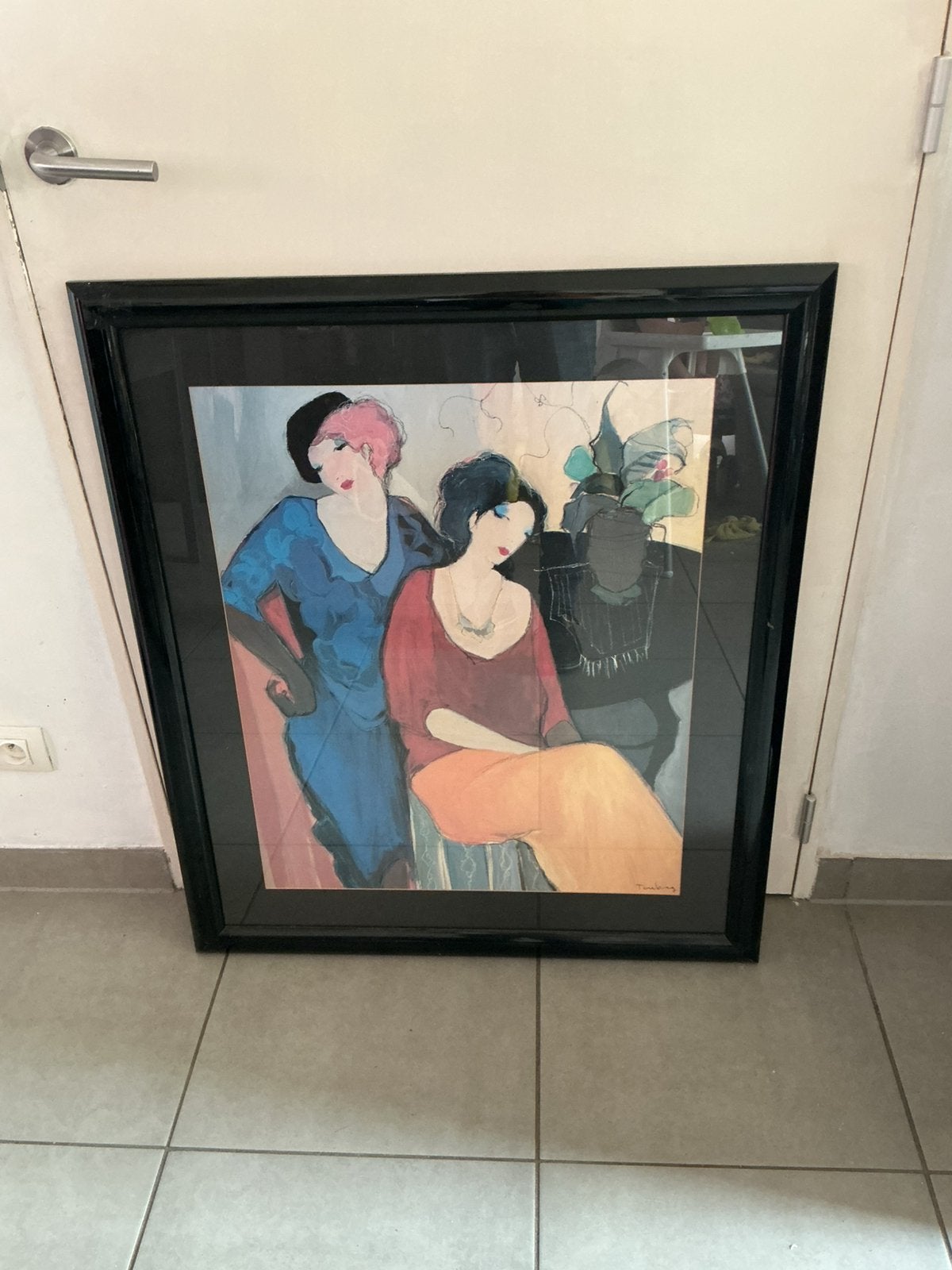 Mooi schilderij, Ophalen