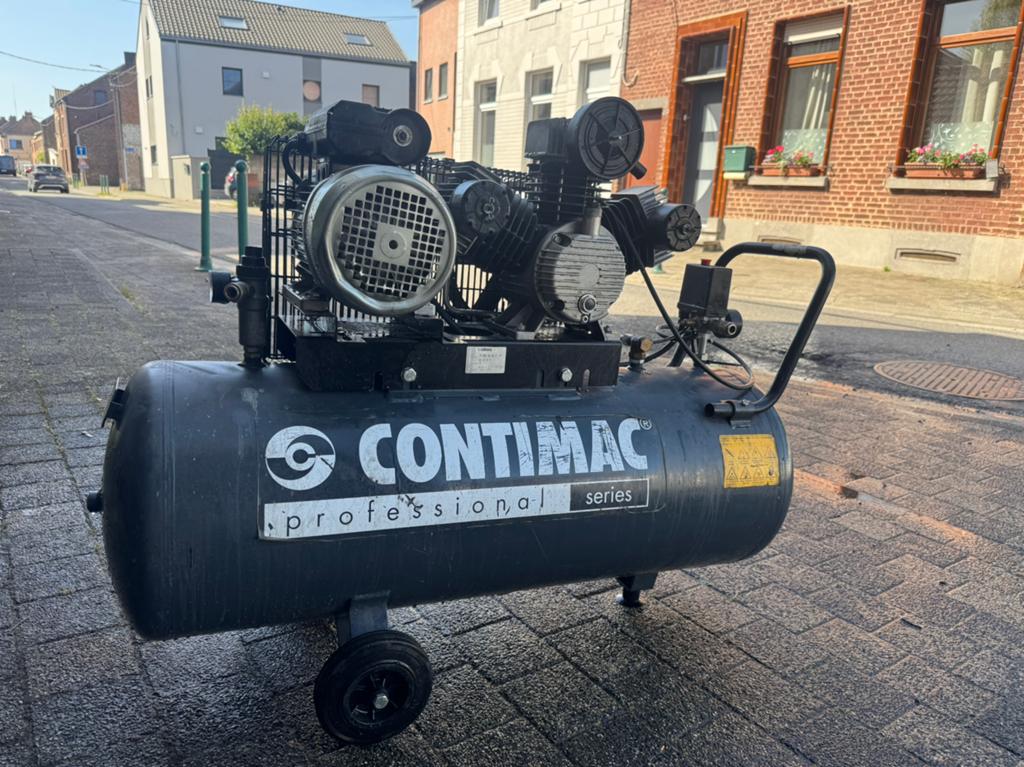 Compresseur Contimac 100L, Ophalen, Zo goed als nieuw