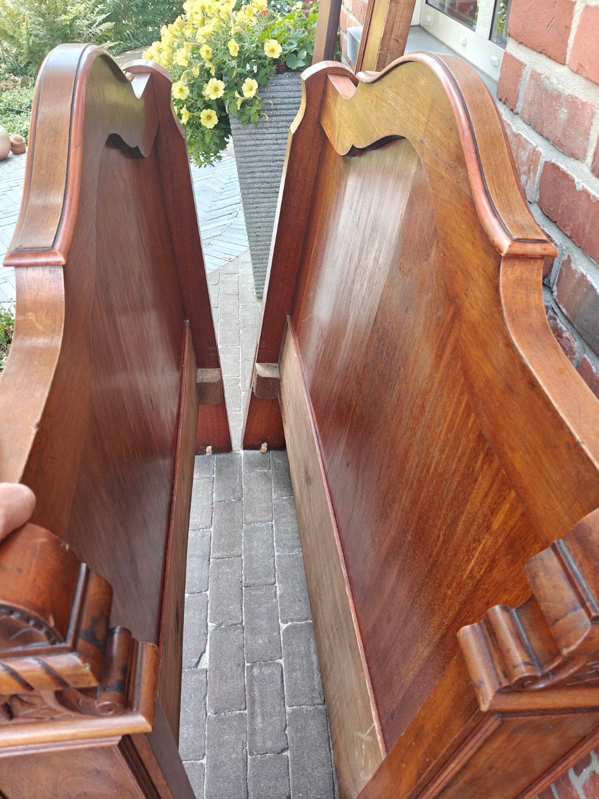 Houten bed, Antiek en Kunst, Ophalen