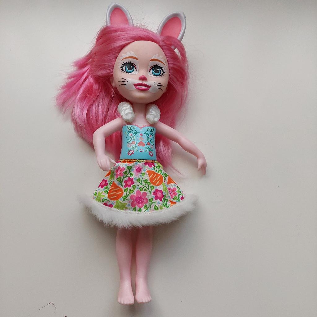 Grote enchantimals pop Bree Bunny 35 cm, Kinderen en Baby's, Speelgoed | Poppen, Gebruikt, Babypop, Ophalen of Verzenden
