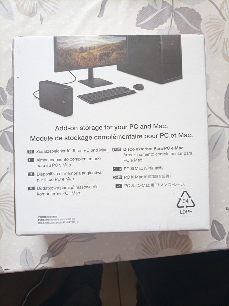 Extension Seagate, Enlèvement ou Envoi, Externe, USB, Seagate