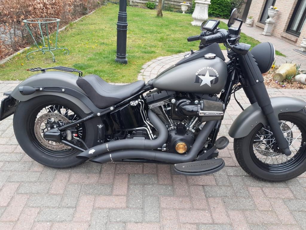 harley davidson softail slim s, Motoren, Motoren | Harley-Davidson, Chopper, Sportuitlaat, Particulier, 1800 cc
