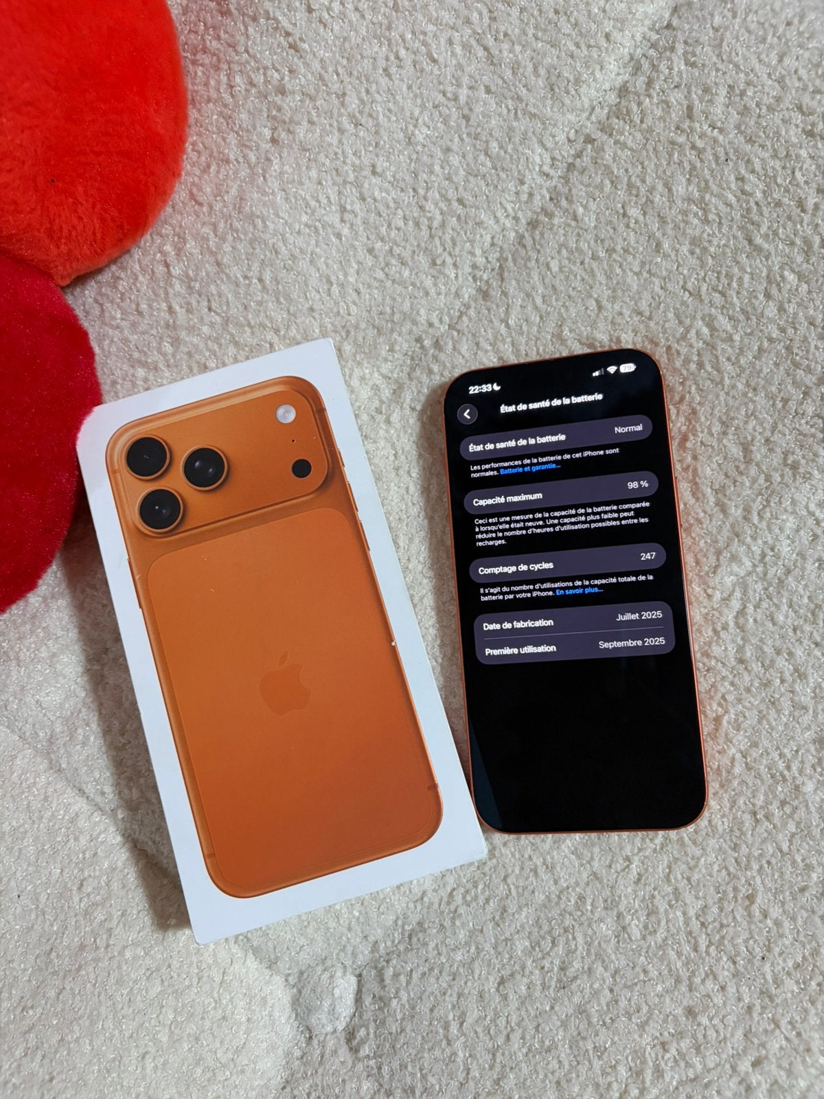 Iphone 17 pro max 512giga, Telecommunicatie, 512 GB, Gebruikt, Ophalen of Verzenden, 98 %