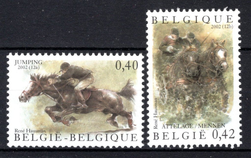 3084/3085 MNH** 2002 - Chevaux, Envoi, Non oblitéré, Neuf