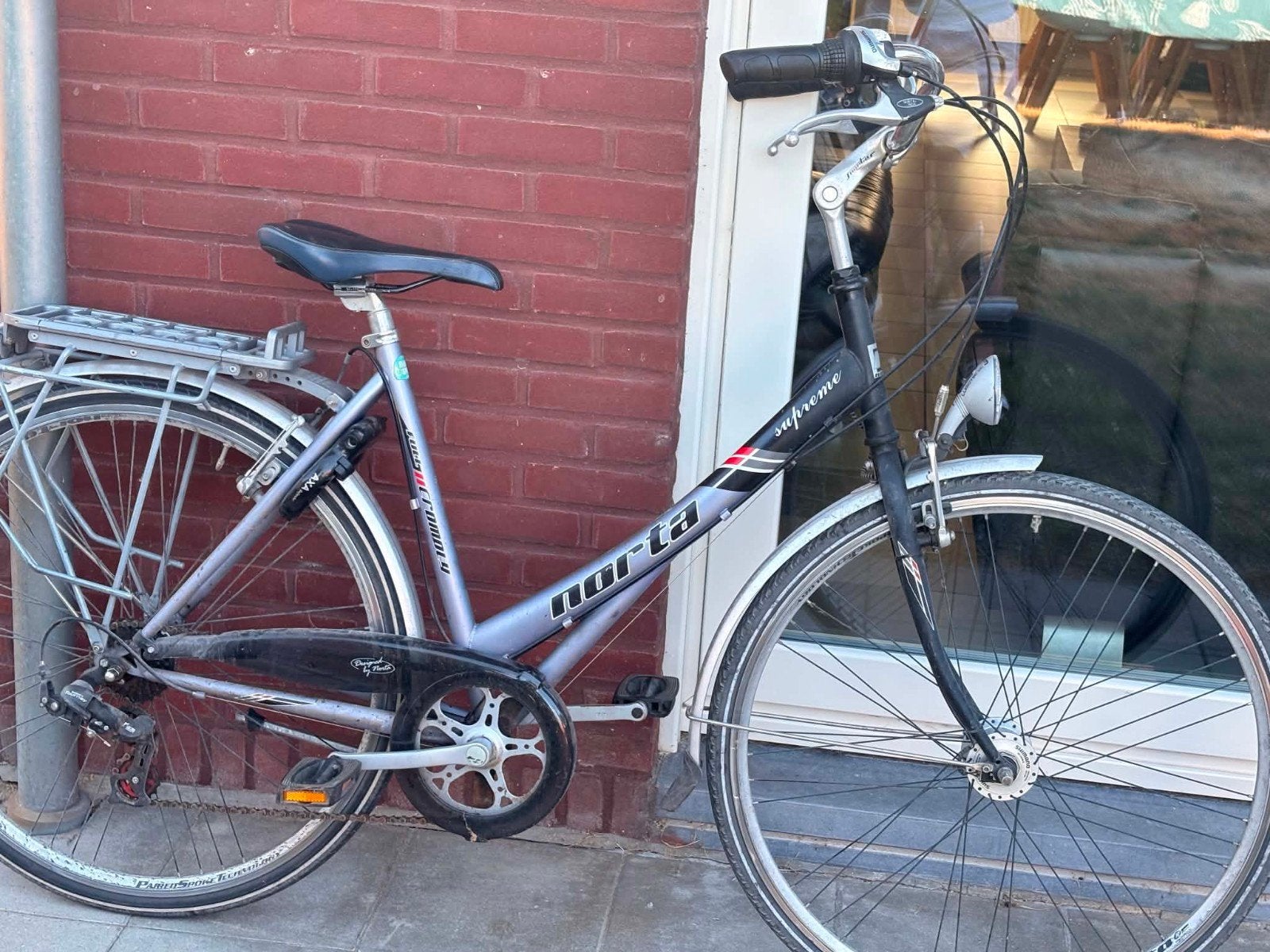 damesfiets norta, Ophalen