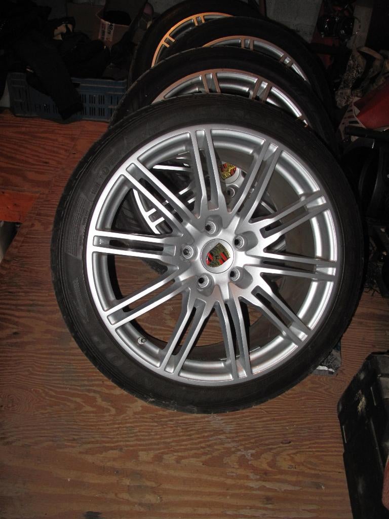 jantes Porsche Cayenne GTS 21, Pneus été, 21 pouces, Enlèvement, Utilisé