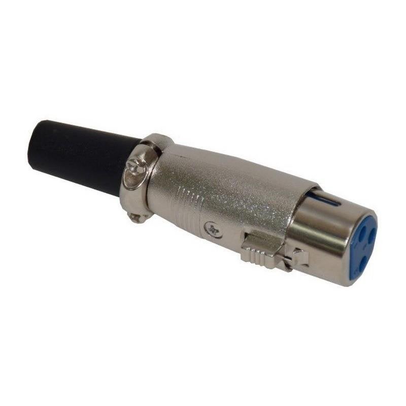 XLR kabel connector 3-polig female, Ophalen of Verzenden, Nieuw